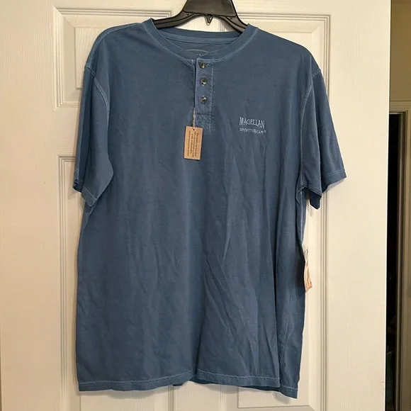 Magellan Outdoors | Shirts | Magellan Mens Henley T Shirt Short